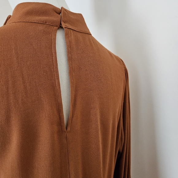 ZARA Midi Dress with Shoulder Details - Picture 8 of 13